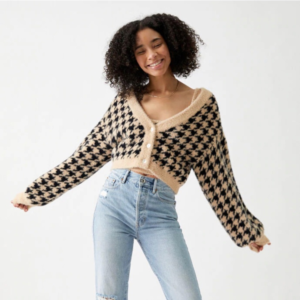 PacSun Kendall and Kylie Houndstooth Sweater